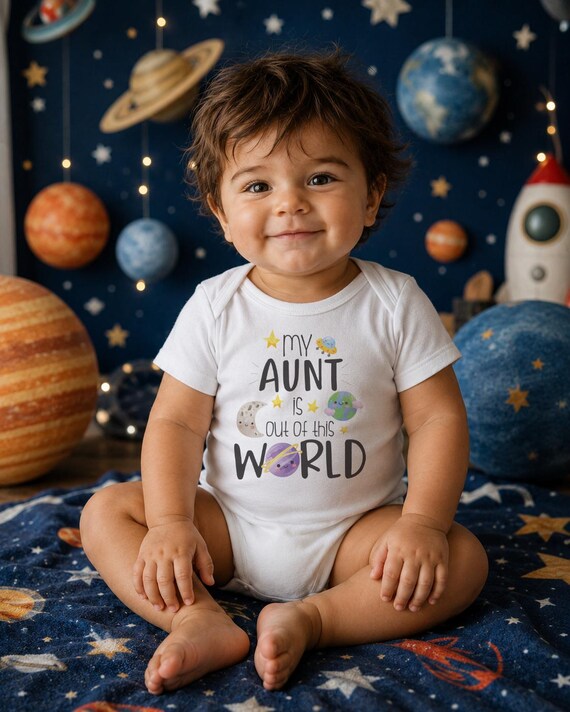 Aunt Onesie®: 'My Aunt is Out of This World' Baby Bodysuit