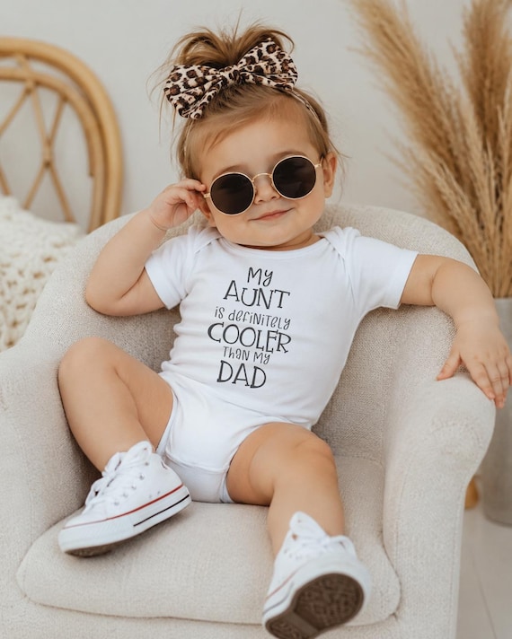 My Aunt is Cooler Onesie®, Funny Aunt Baby Gift