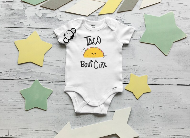 Taco Bout schattige babyromper®, grappig kraamcadeau afbeelding 2