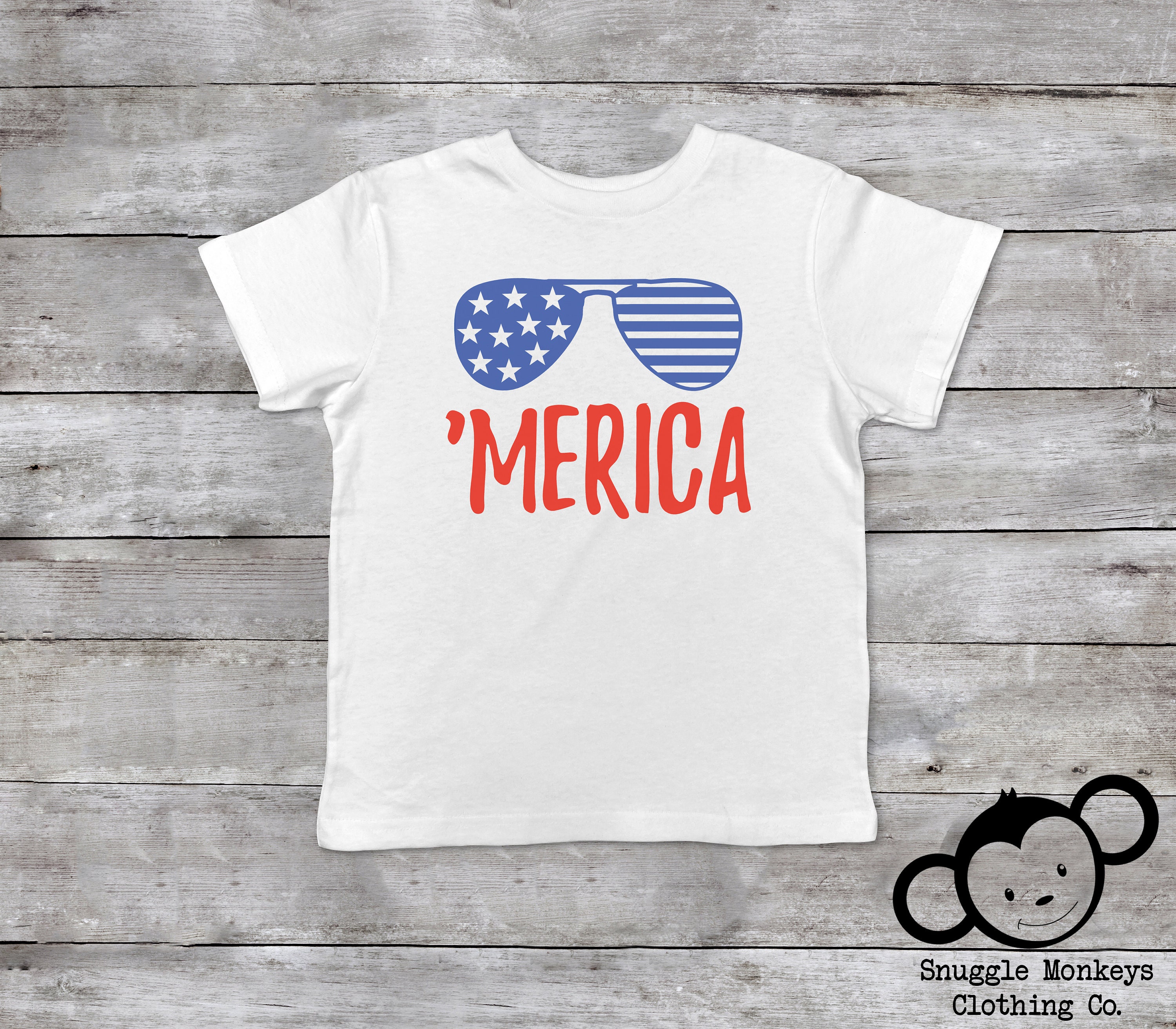 Merica Toddler Shirt 4th of July Boy Shirt Funny Kids | Etsy