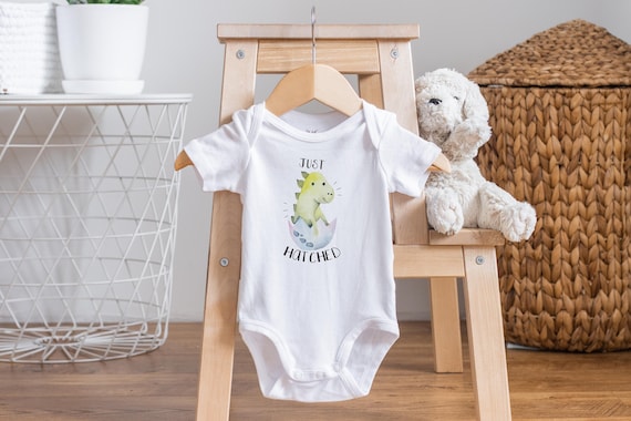 Just Hatched Onesie®, Dinosaur Onesie®, Dinosaur Baby Gifts, Baby Shower Gift, Newborn Outfit, I'm New Here Onesie®, Cute Baby Clothes