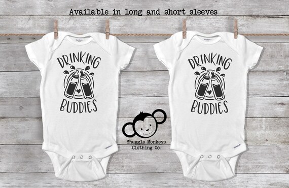 drinking buddies onesies