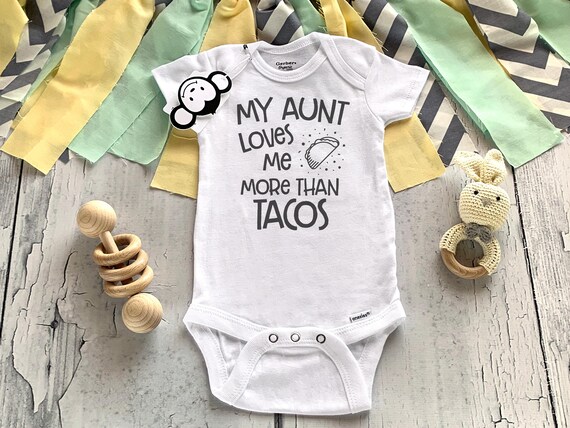 Baby Toddler Clothing I Love My Aunt Baby Onesie Onesies Cute Baby Girl Clothes Baby Shower Gift One Pieces