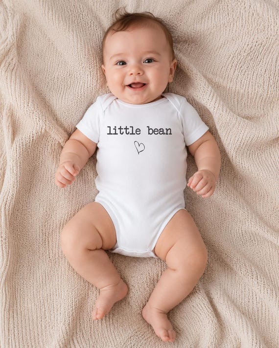 Little Bean Heart Onesie®, Unisex Baby Gift