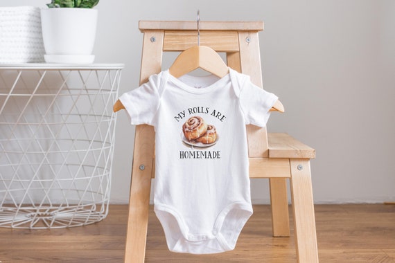 My Rolls are Homemade Onesie®, Funny Baby Onesie® , Funny Baby Shirt, Baby Shower Gift Bitty Baby Clothes, Baby Gift, Cute Baby Clothes