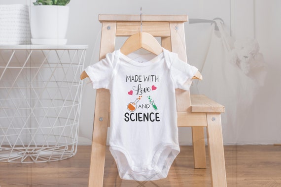 Made with Love and Science Onesie®, Worth the Wait, Funny IVF Onesie®, IVF Baby Annoucement, IVF Gift, Ice Age Onesie®