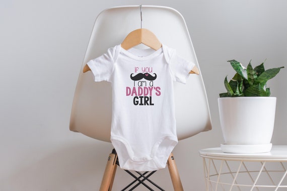 Daddy's  Girl Onesie®, Funny Baby Onesie®, Baby Girl Clothes, Funny Baby Clothes, Father's Day Shirt, Baby Girl Clothes, Daddy Baby Onesie®