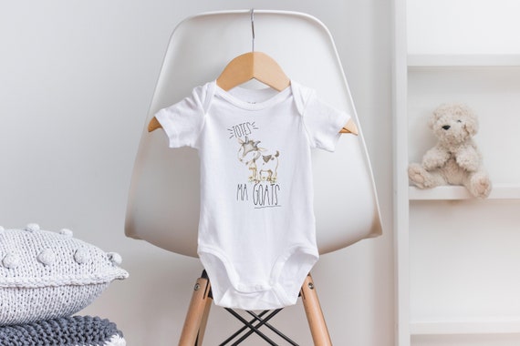 Goat Baby Clothes, Baby Farm Outfit, Goat Onesies®, Goat Baby Gifts, Farm Baby Shower, Farm Onesies®, Totes Ma Goats, Farm Baby Onesies®