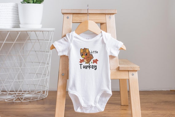 Little Turkey Onesie®, Thanksgiving Onesie®, Turkey Baby Outfit, Turkey Baby Clothes, Turkey Baby Onesie®, Thanksgiving Outfit