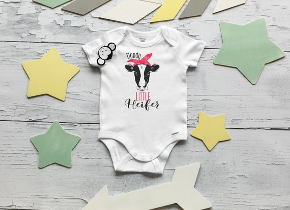 Heifer Onesie®, Cow Baby Outfit, Moody Onesies®, Funny Baby Onesies®, Cow Baby Gifts,  Farm Baby Clothes, Baby Cow Outfit, Baby Shower Gift