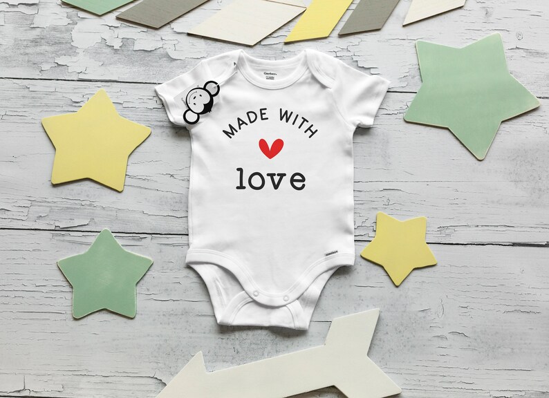 Made with Love Onesie®, Baby Gift image 2