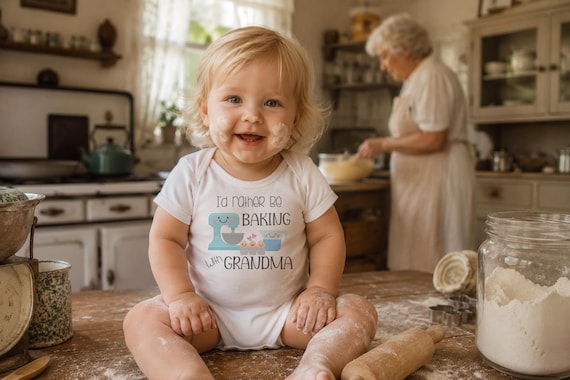 I'd Rather Be Baking with Grandma Onesie®, Grandma's Baking Buddy