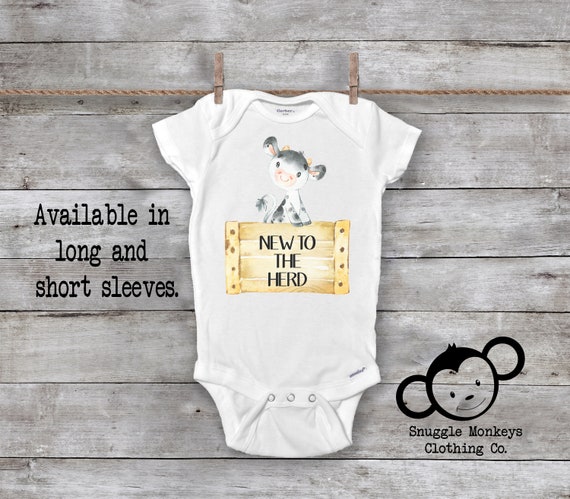 new to the herd onesie
