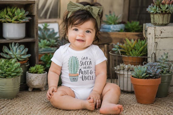 Aunt & Uncle Pregnancy Announcement, Cactus Onesie®