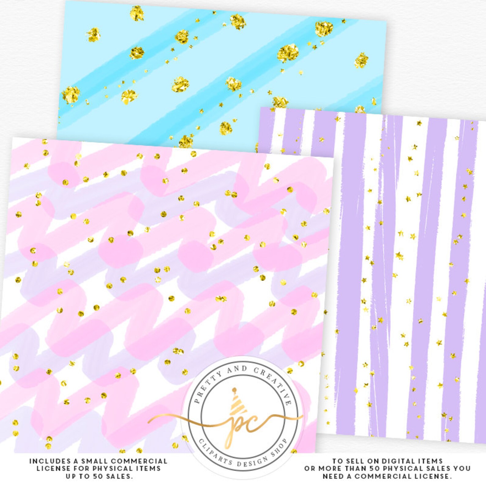 Pastel Colors Digital Papers papel digital para bebés Etsy
