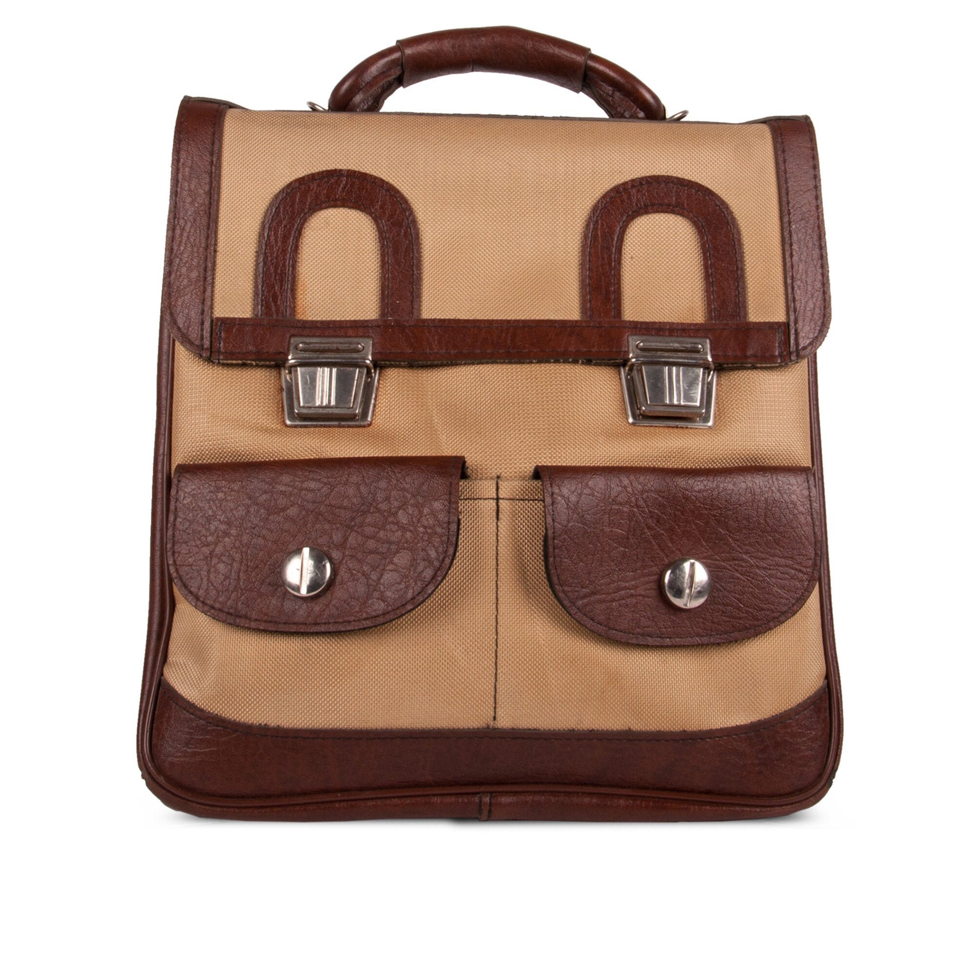 Maletín de lona con bolsillos de solapa - Etsy España