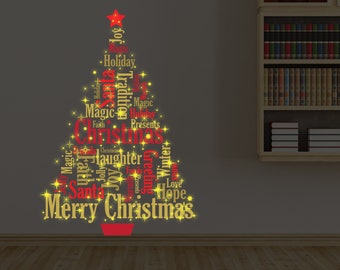 fantastic glow in the dark christmas tree mural christmas home decor christmas stickers christmas decal set wall decor wall decal - Christmas Home Decor fantastic glow in the dark christmas tree mural christmas home decor christmas stickers christmas decal set wall decor wall decal - Christmas Home Decor