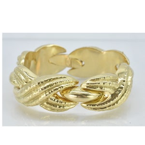 18K Gold Nuovi Gioielli Italian 7&quot; Bracelet
