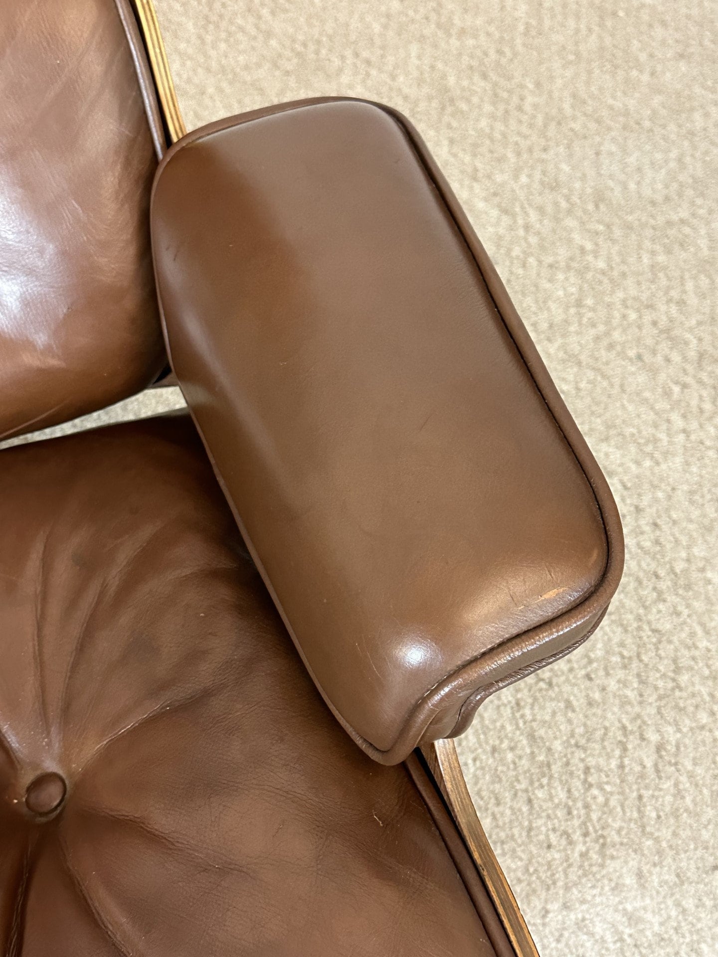 Eames Chair ~ Rosewood Lounge Chair~ Herman Miller, Brown Leather - Etsy