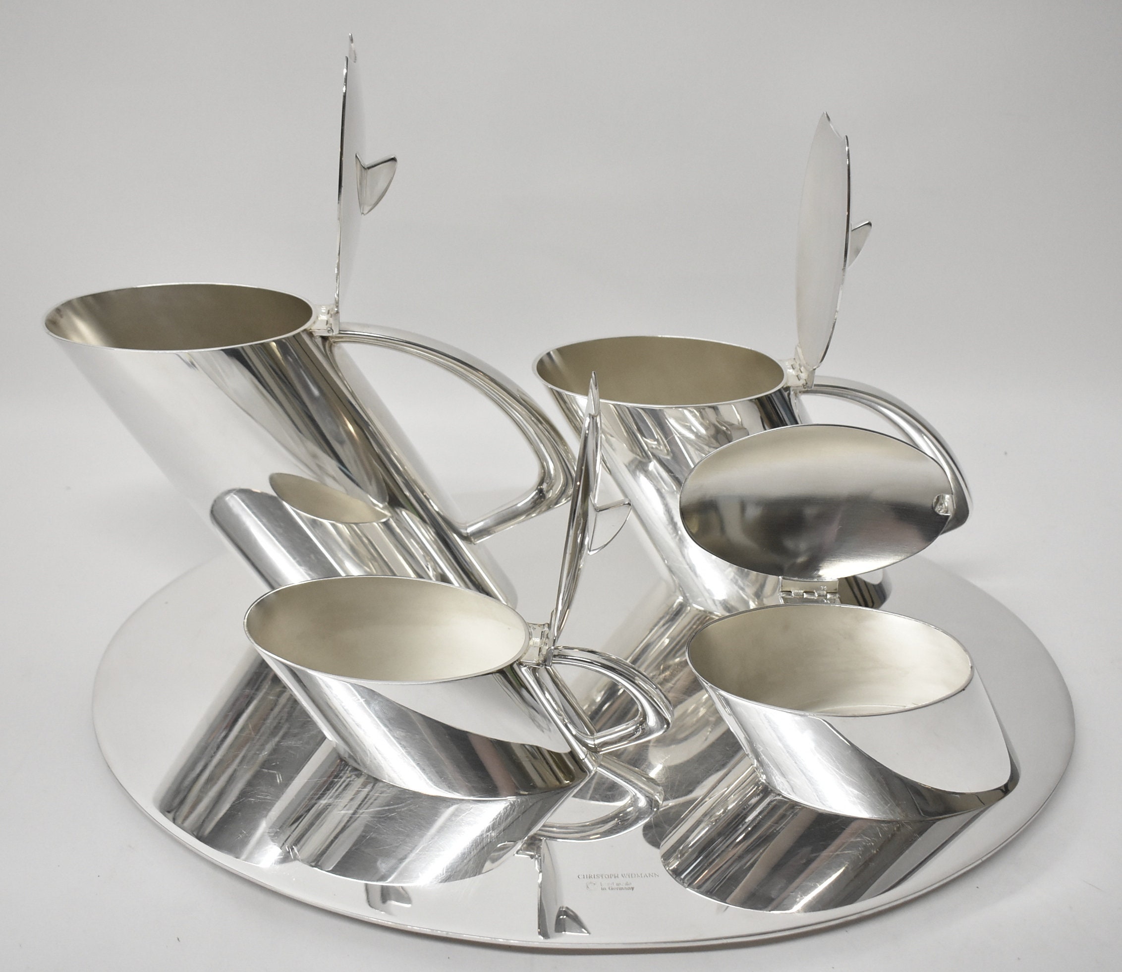 Christoph Widmann German Silverplate Mid Century Modern Coffee and