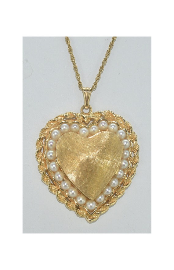 14K Heart Shaped Locket