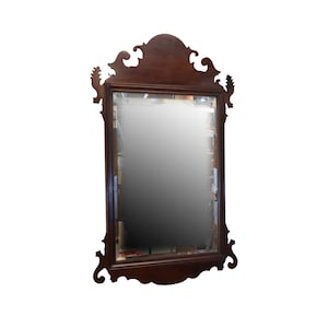 Stickley Chippendale Wall Mirror In Mahogany