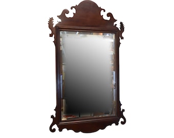 Stickley Chippendale Wall Mirror In Mahogany