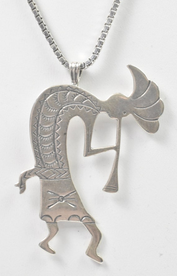 Kokopelli Kachina Pendant Necklace - image 2