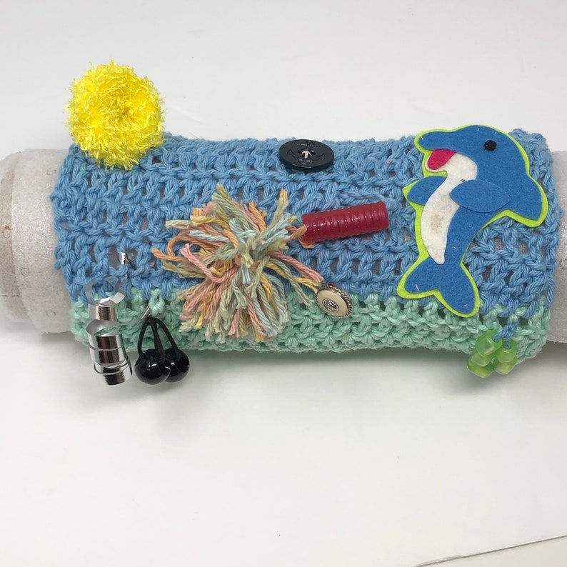 Fidget Sleeve for Dementia & Alzheimer Sufferers Crocheted Etsy