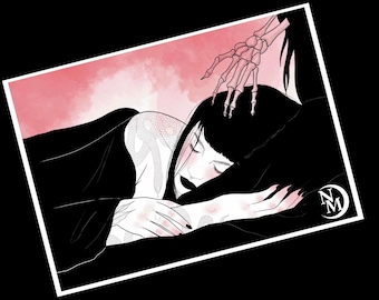 Death and beauty Print