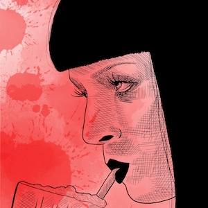 Mia Wallace Print/Illustration