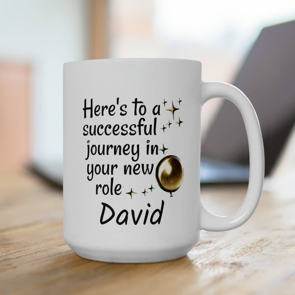 New Job Gift, Congrats Gift, congratulations gift, farewell gift, goodbye gift, boss leaving gift, Here's to a successful journey Mug