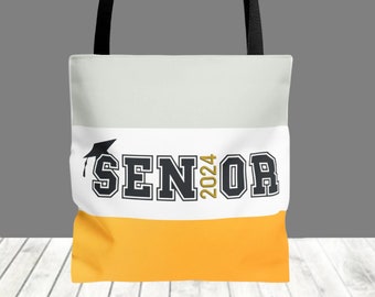College Book Bag, Graduation Gift Bag, University Tote Bag, Student Gift Bag, Senior 2024 Tote Bag, Custom Squad Tote Bag, Personalized tote