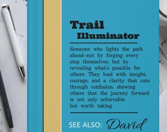 Personalized Matte Hardcover Journal: Leadership Gift, Kindness Catalyst