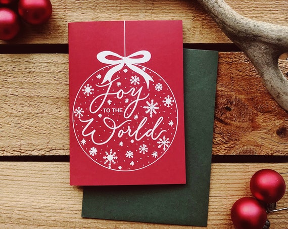 Joy to the World | Christmas Greeting Card