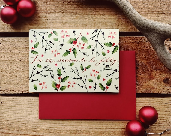 Tis the Season to be Jolly | Christmas Greeting Card