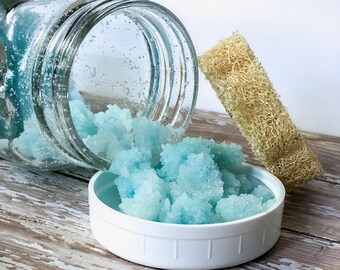 Small Sugar Scrub Jar (16 ounces/Pint-Size) - All Natural