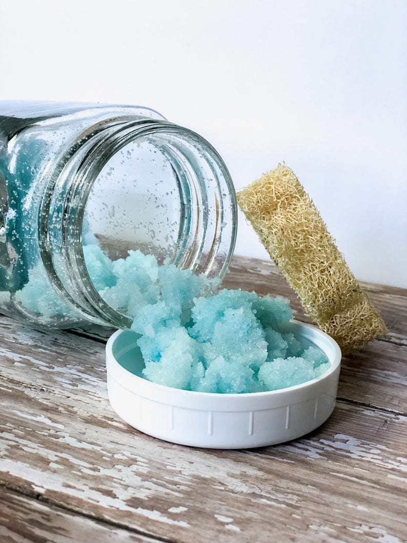 Small Sugar Scrub Jar 16 ounces/PintSize All Natural Etsy