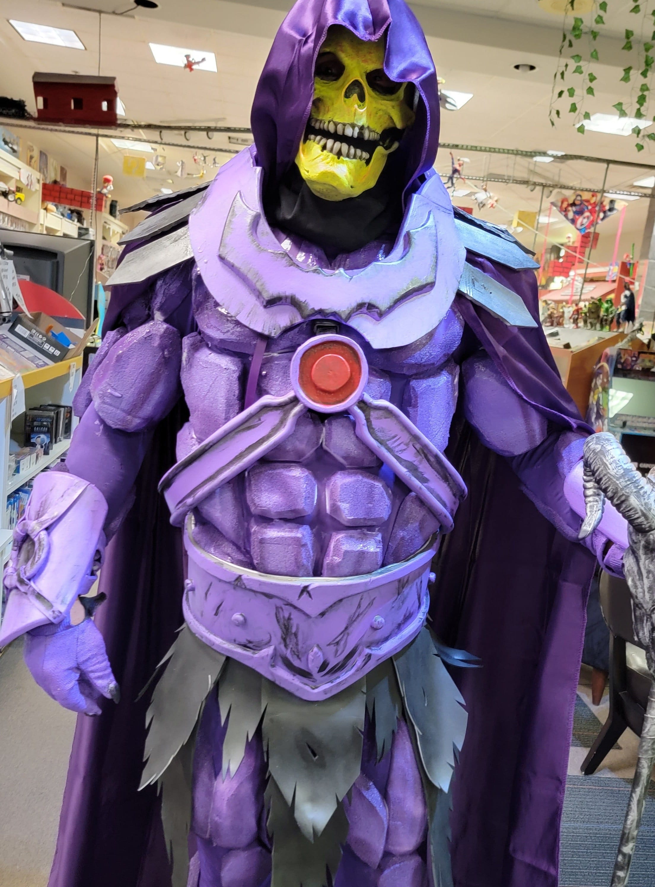 Skeletor Cosplay Costume free SHIPPING Etsy Sweden