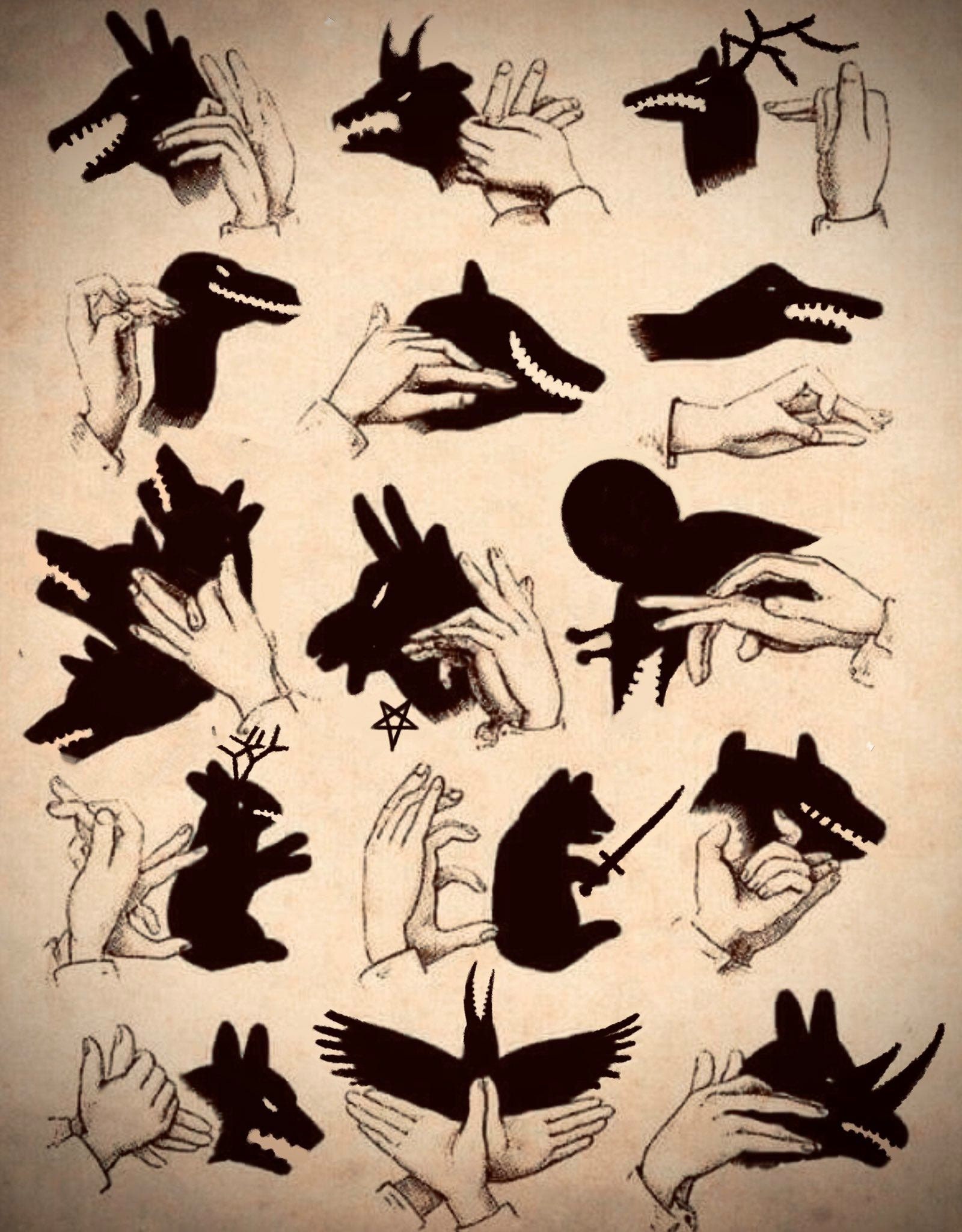 Shadow Puppets & Wild Beasts Print - Etsy Singapore Shadow Puppets & Wild Beasts Print - Etsy Singapore