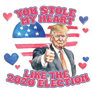 Trump me robó el corazón PNG Descargar