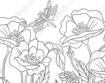 Coloring Pages For Adults Christmas Magic Snow Globe New Etsy