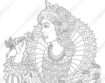 Coloring Pages Book For Kids And Adults Instant Download Print