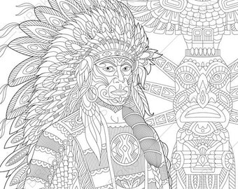 3 Coloring Pages For Thanksgiving Day Cards Book Kids And Adults Instant Download Print