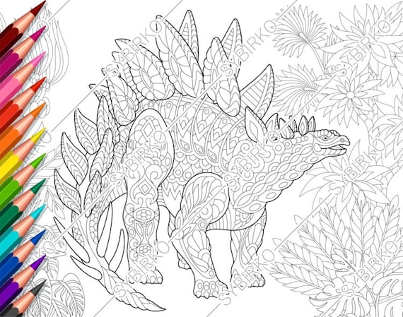 Featured image of post Stegosaurus Dinosaur Coloring Pages - Discover all our printable coloring pages for adults, to print or download for free !