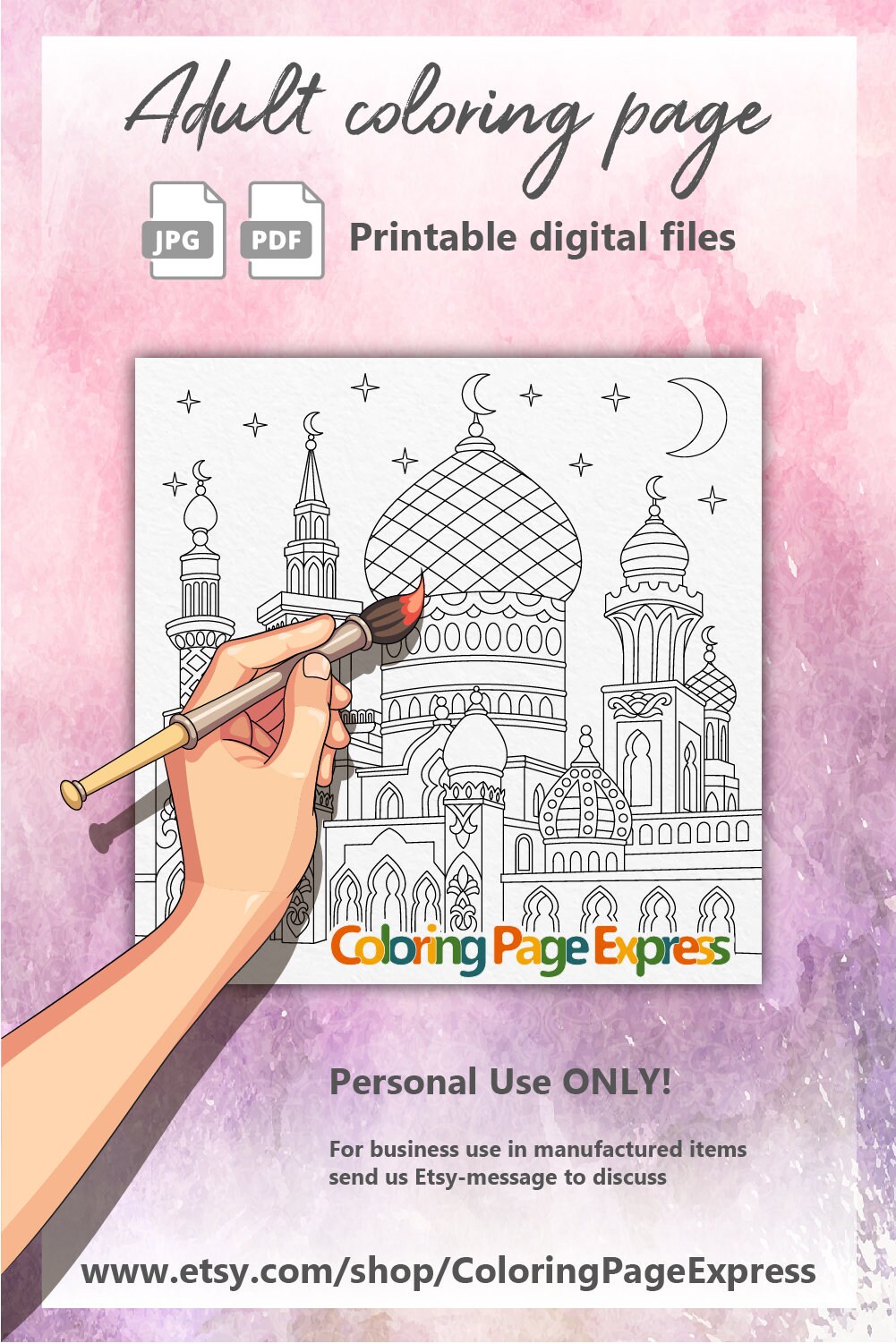 560 Coloring Pages Mosque  Latest