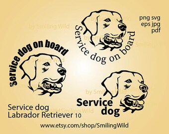 Download Service Dog Svg Etsy 3D SVG Files Ideas | SVG, Paper Crafts, SVG File