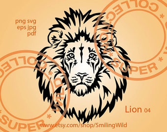 Free Free 330 Tribal Lion Svg SVG PNG EPS DXF File
