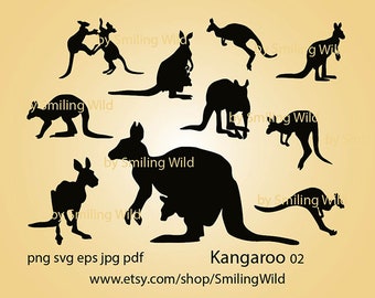 Download Baby Kangaroo Svg Etsy