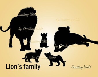 Free Free 96 Silhouette Lion Cub Svg SVG PNG EPS DXF File